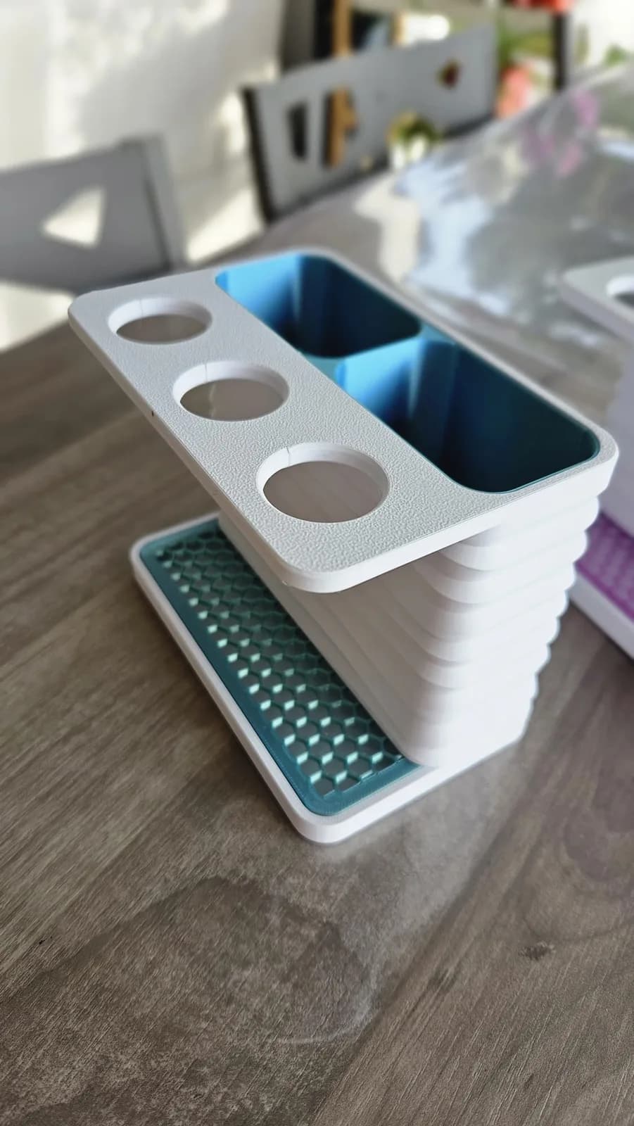 Organiseur de rangement modulaire — création imprimée en 3D par Info & 3D Services